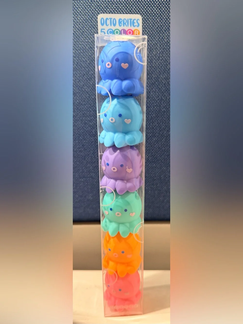 Octo Brites 5-Color Stacking Octopus Highlighter Set